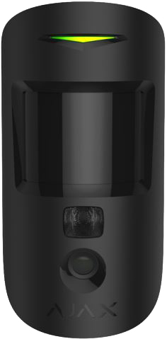 Ajax MotionCam HDR kameraliikeilmaisin, musta