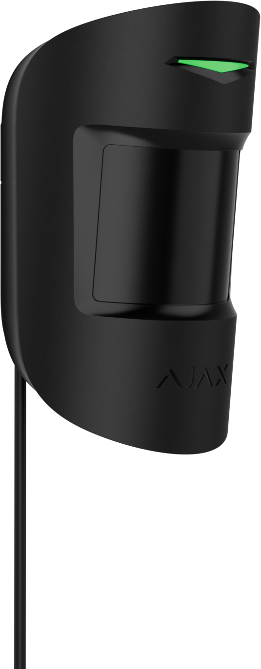 Ajax Superior MotionProtect Plus Fibra, PIR/MW, musta