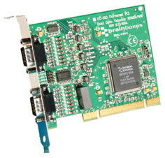 BrainBoxes UC-310, 2x RS-422/485 optoerotettu PCI