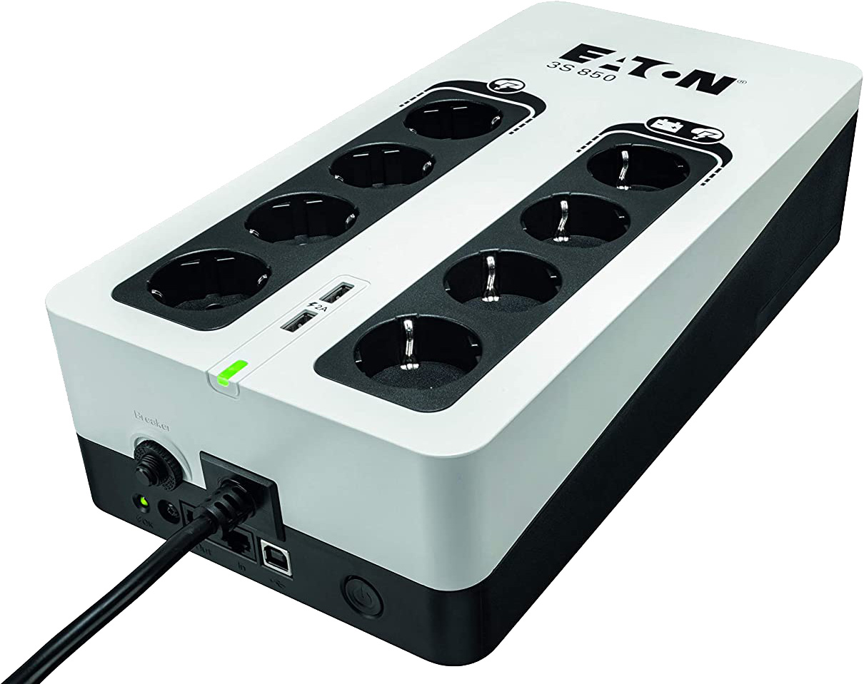 Eaton 3S 850 DIN Off-line UPS Varavirtajärjestelmä