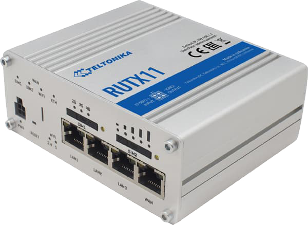 Teltonika RUTX11 reititin LTE Cat6, 300 Mbps