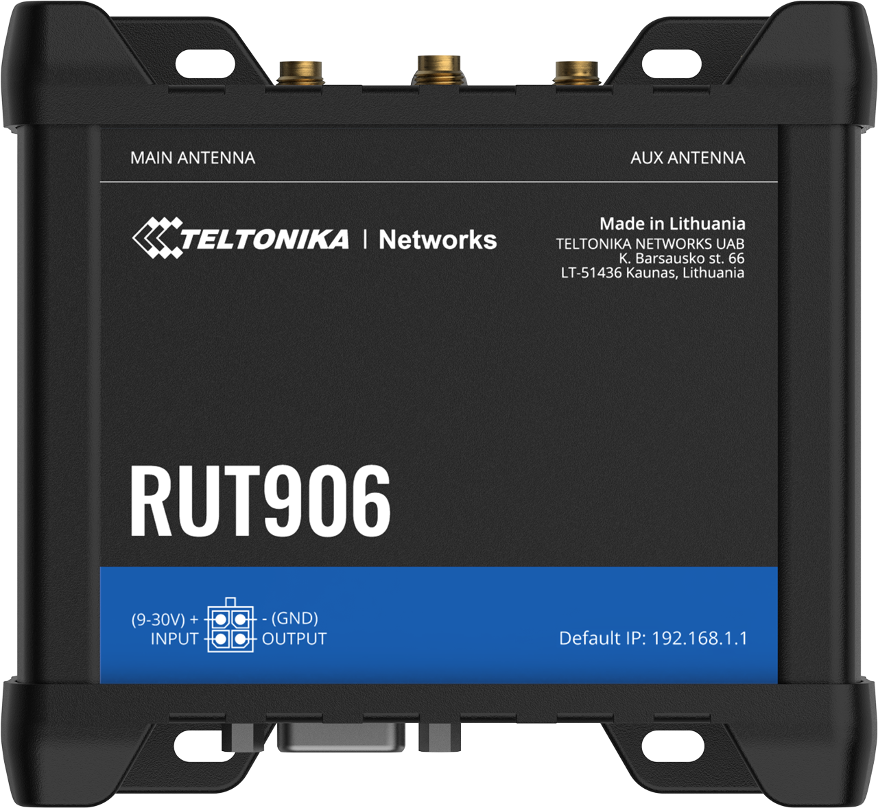 Teltonika RUT906 LTE 4G-reititin, Quectel, GNSS