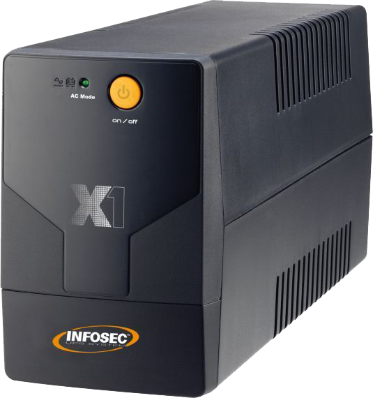 Infosec X1 IEC UPS, 1000VA/480W