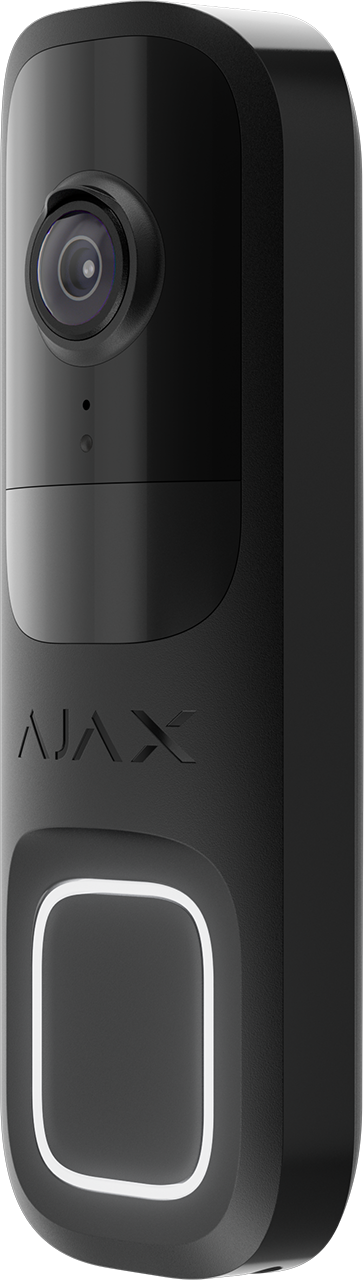 Ajax DoorBell video-ovikello, musta