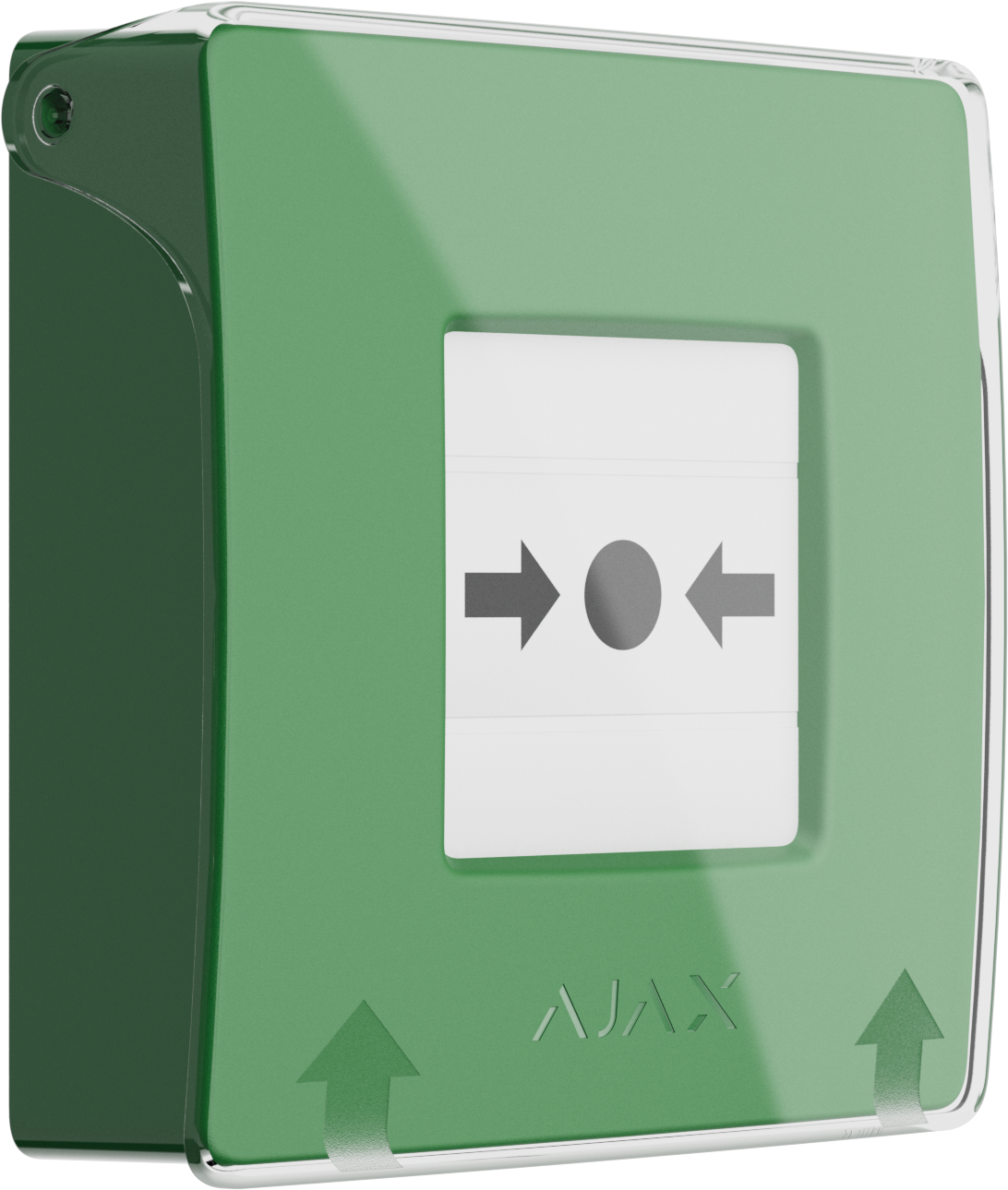 Ajax ManualCallPoint painike, vihreä