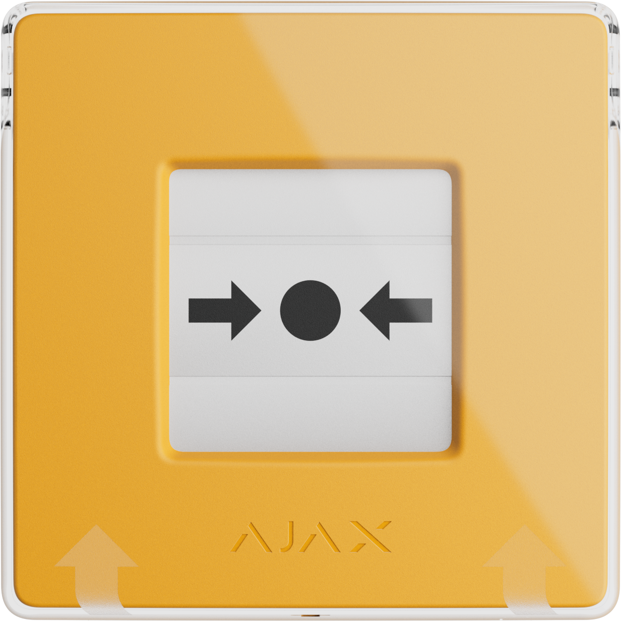 Ajax ManualCallPoint painike, keltainen