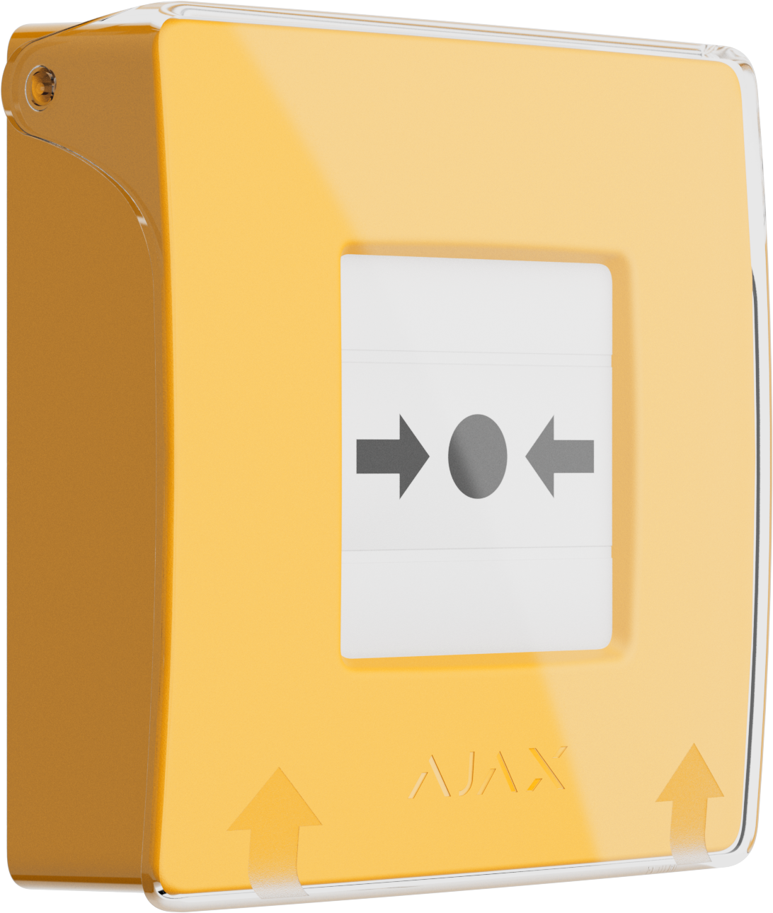 Ajax ManualCallPoint painike, keltainen