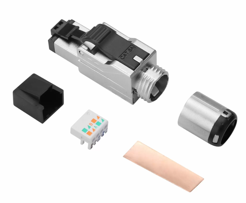 APS CAT6A STP RJ45 kenttäliitin, työkaluton