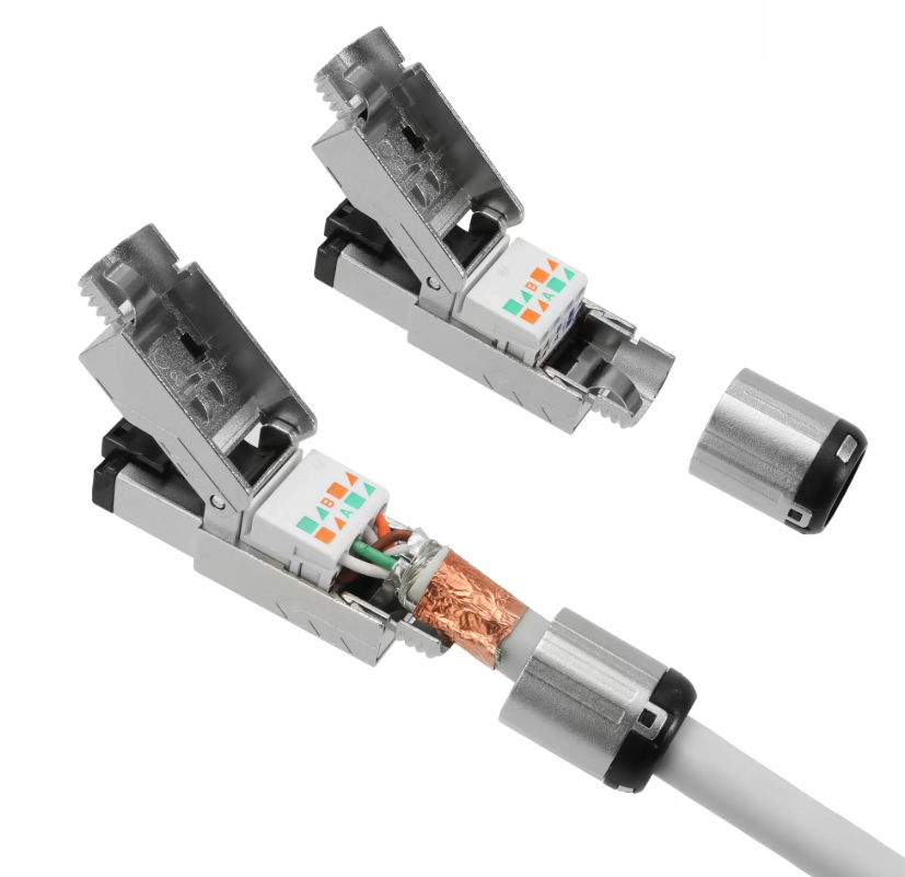 APS CAT6A STP RJ45 kenttäliitin, työkaluton