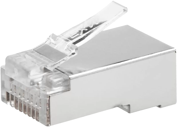 APS CAT6A STP EASY Pass-Through RJ45-liitin