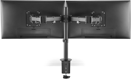 Pöytävarsi kahdelle 13"-27" näytölle