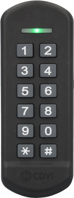 CDVI koodilukko lukijalla