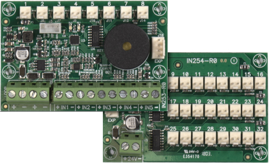 Inim Previdia moduuli, 32 x LED, 5 input