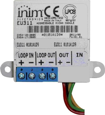 Inim Micro tulo-/lähtöyksikkö