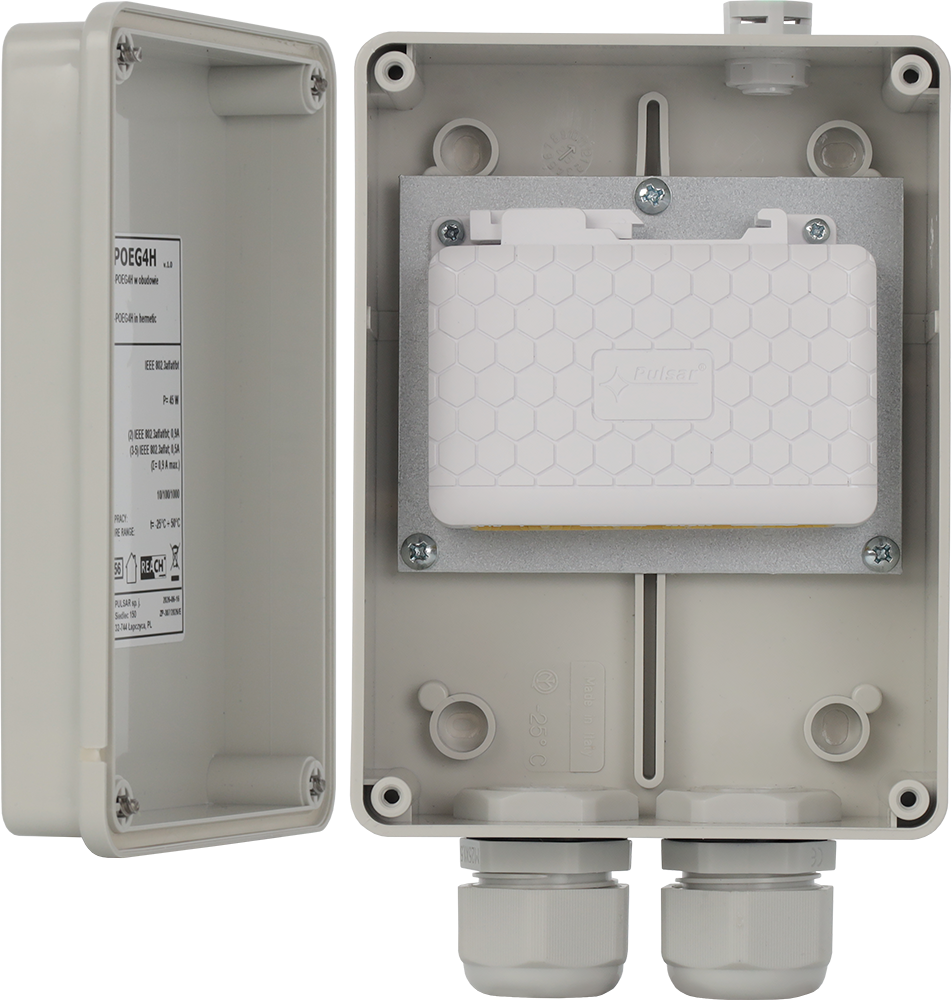 Pulsar PoE laajennin 45W, IP56
