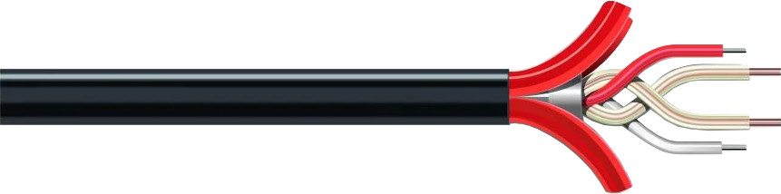 ProReact EN Analogue 66°-100°C cable, 100m, indoor/outdoor