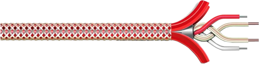 ProReact EN Analogue 66°-100°C cable, 100m, industrial steel
