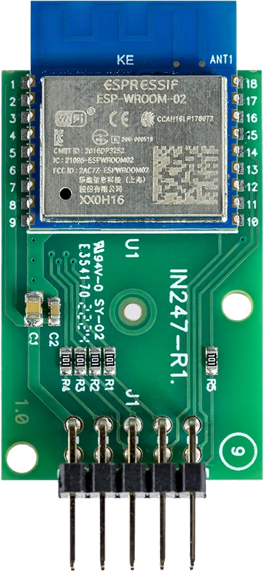 Inim FA100 WiFi-moduuli näytteenottojärjestelmään