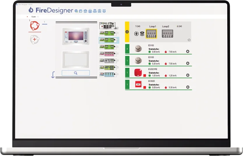 Inim FireDesigner suunnitteluohjelmisto