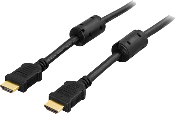 HDMI-kaapeli, 19-pin uros - uros, musta, 1,5m