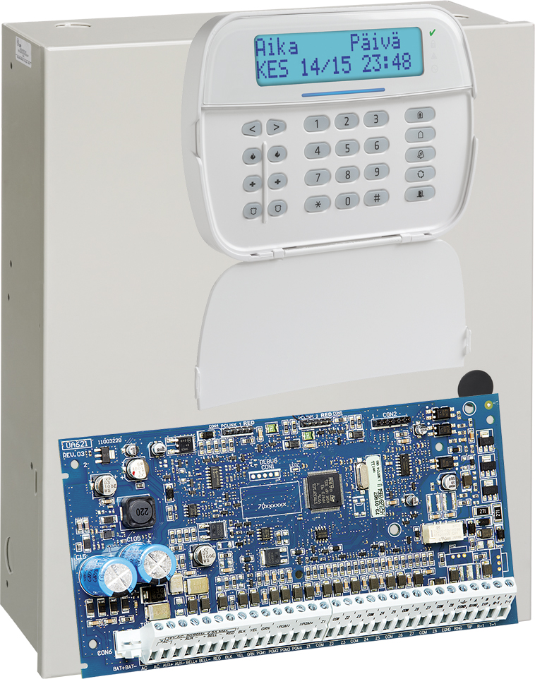 DSC Neo keskuspaketti, 16-silm. langaton näppäimistö