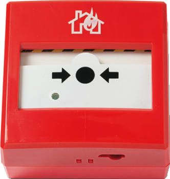 Inim konventionaalinen palopainike, punainen