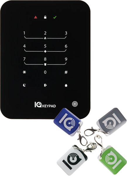 IQ Keypad PowerG+ näppäimistö, musta