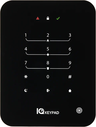 IQ Keypad PowerG+ näppäimistö, musta