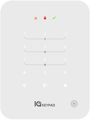 IQ Keypad PowerG+ näppäimistö, valk.