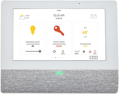 IQ Remote PowerG käyttölaite kosketusnäytöllä