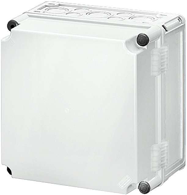 Hensel Enymod asennuskotelo, saranoitu kansi, 275x275x195mm