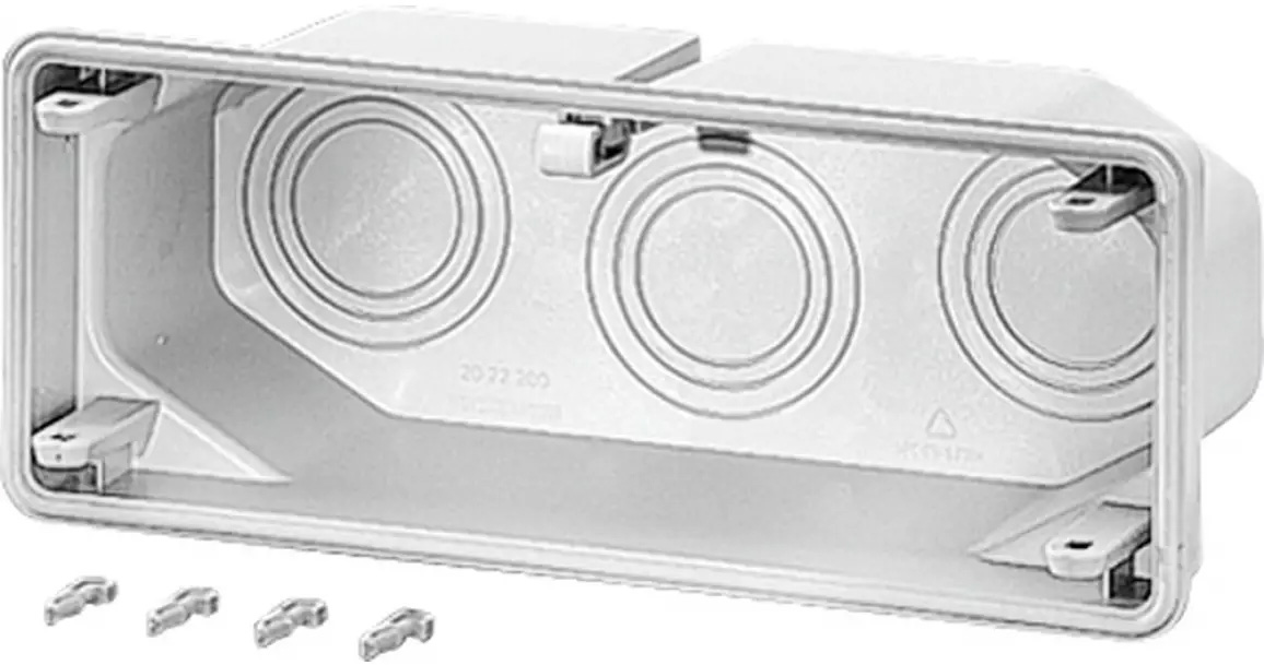 Hensel läpivientilaippa, 3xM40/M50/M63