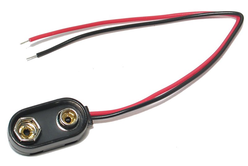 Neppariliitin 9V paristolle, 15cm