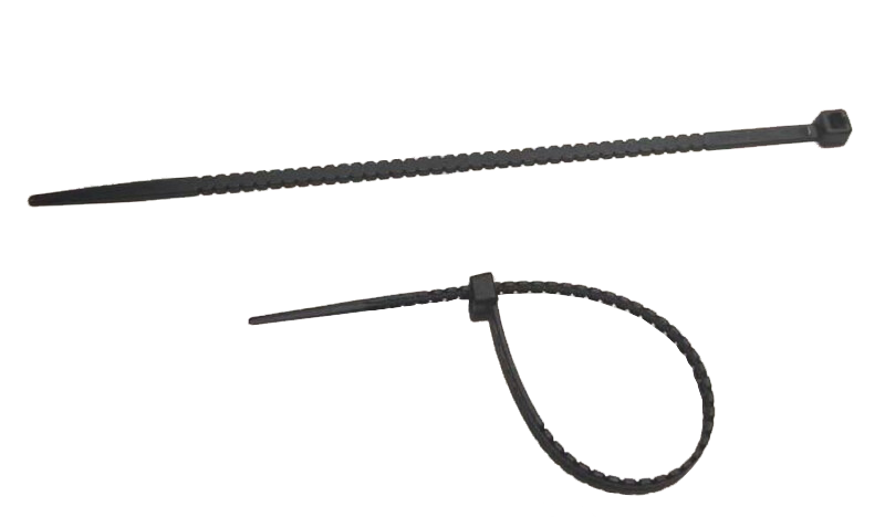 Nippuside, musta, 300mm käsin katkaistava 50kpl pss