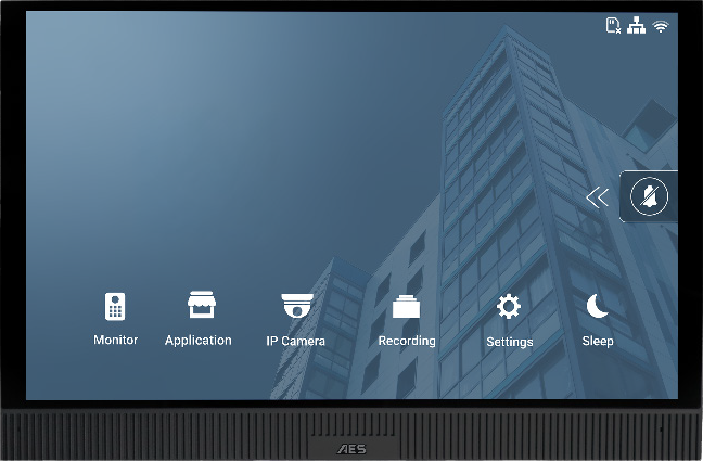 AES Opyn Monitor 10" Android-kosketusnäyttö