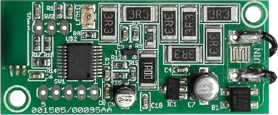 Piirikorttilämmitin termostaatilla, 10-30V, 4W, universaali