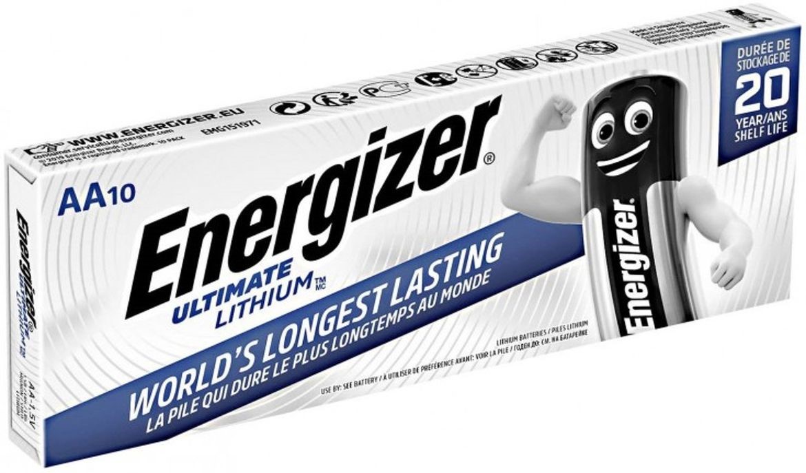 Energizer L91 AA-litiumparisto 1.5V, kylmänkestävä