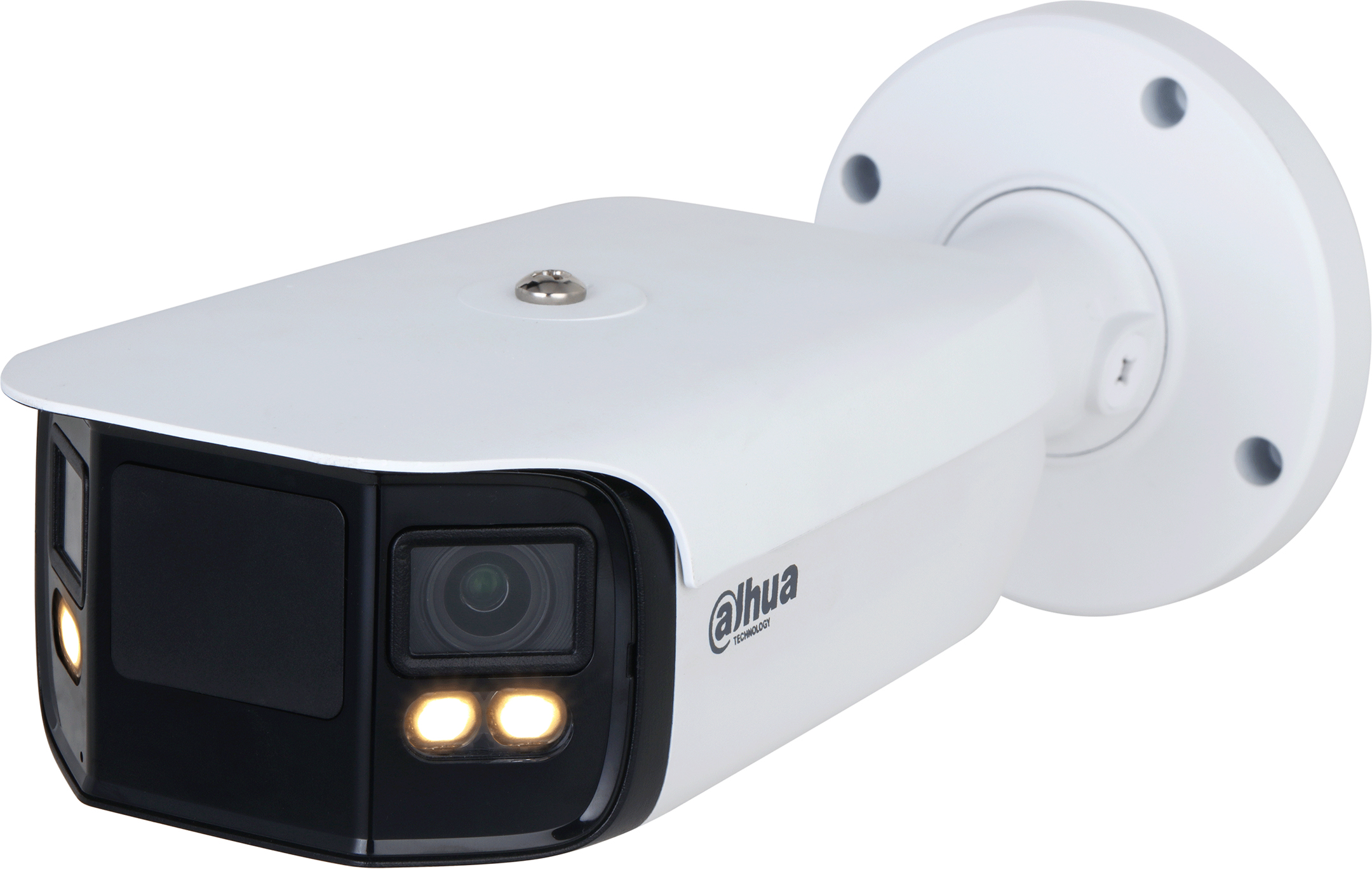 Dahua IP AI panoraamakamera 2x4Mpx, Full-color, 180°, WLED