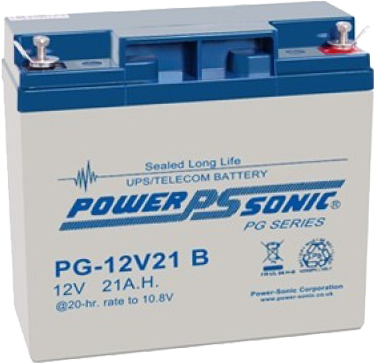 Power-Sonic akku 12V, 21Ah, Longlife