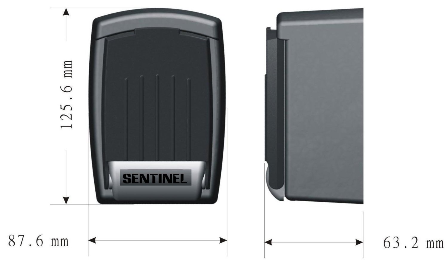Sentinel avainsäilö numeronäppäimillä