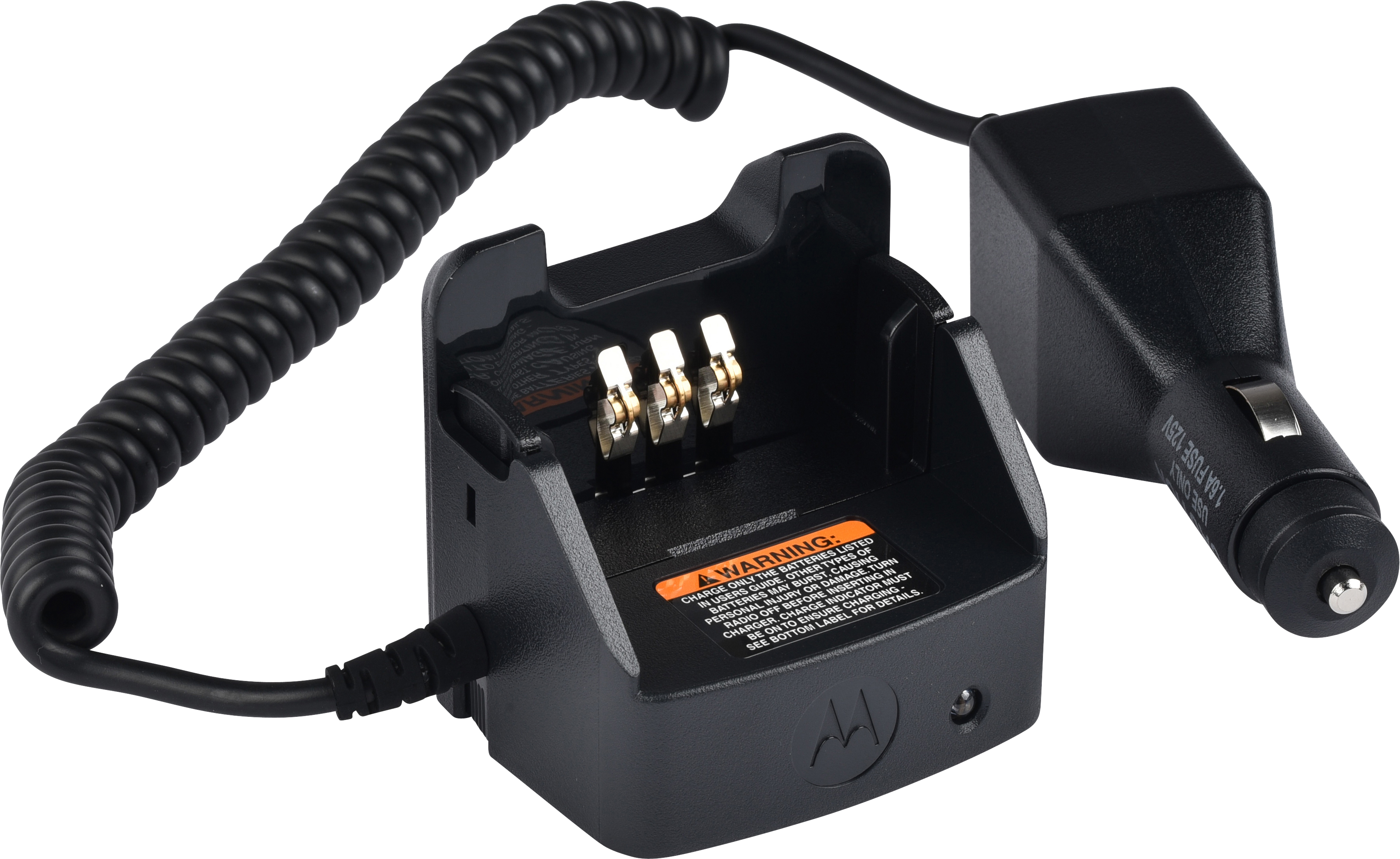 Motorola ajoneuvolaturi 12V, DP1400/CP-sarjoille