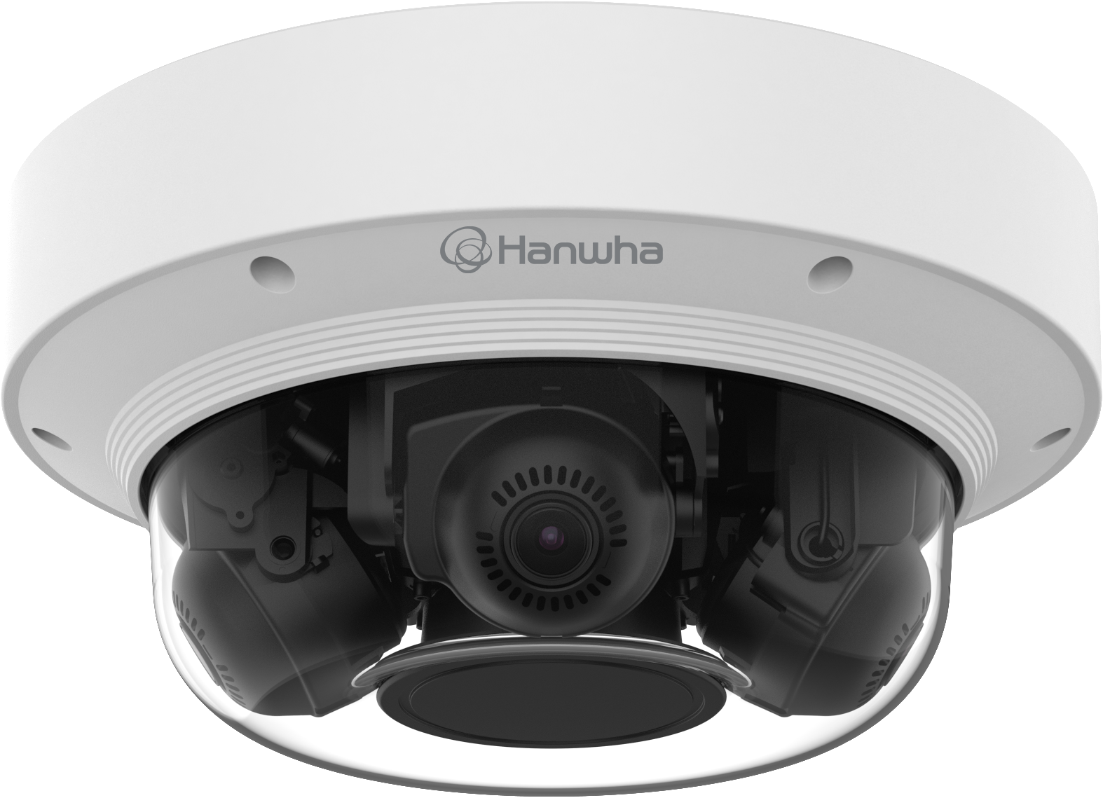 Hanwha 3 x 2Mpx Outdoor Dome