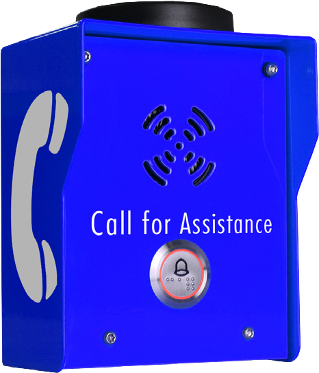 AES Prime7 4G avunpyyntöpuhelin, sininen