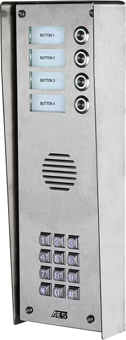 AES Prime7 Multi-Button 4G ovipuhelin näppäimistöllä, teräs