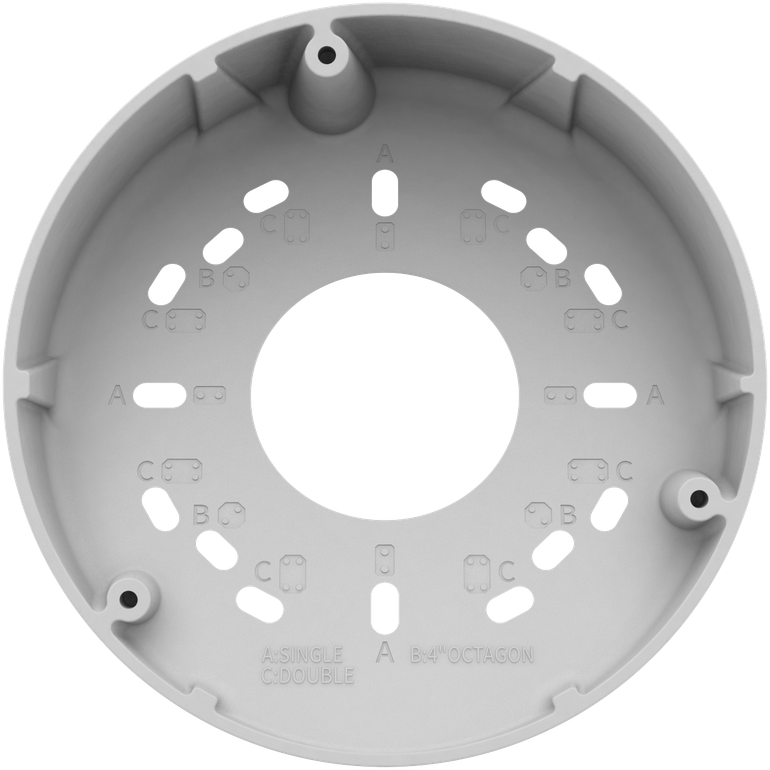 Hanwha Dome Tilt Mount Back Box