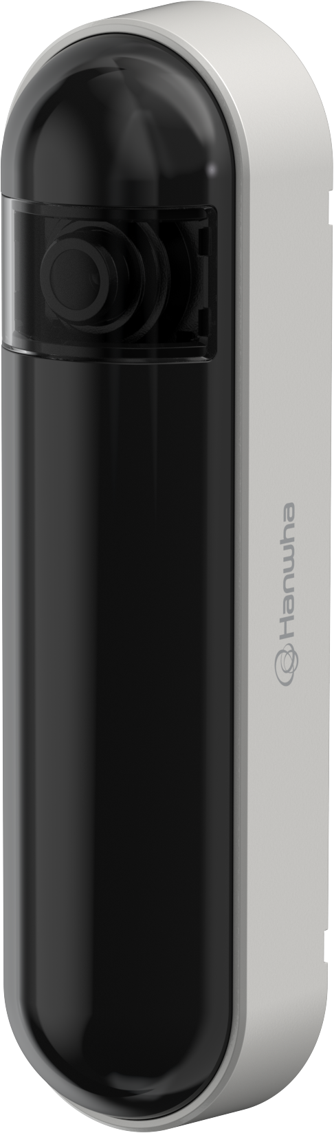 Hanwha 5Mpx Door Jamb Head 2.45mm lens, silver
