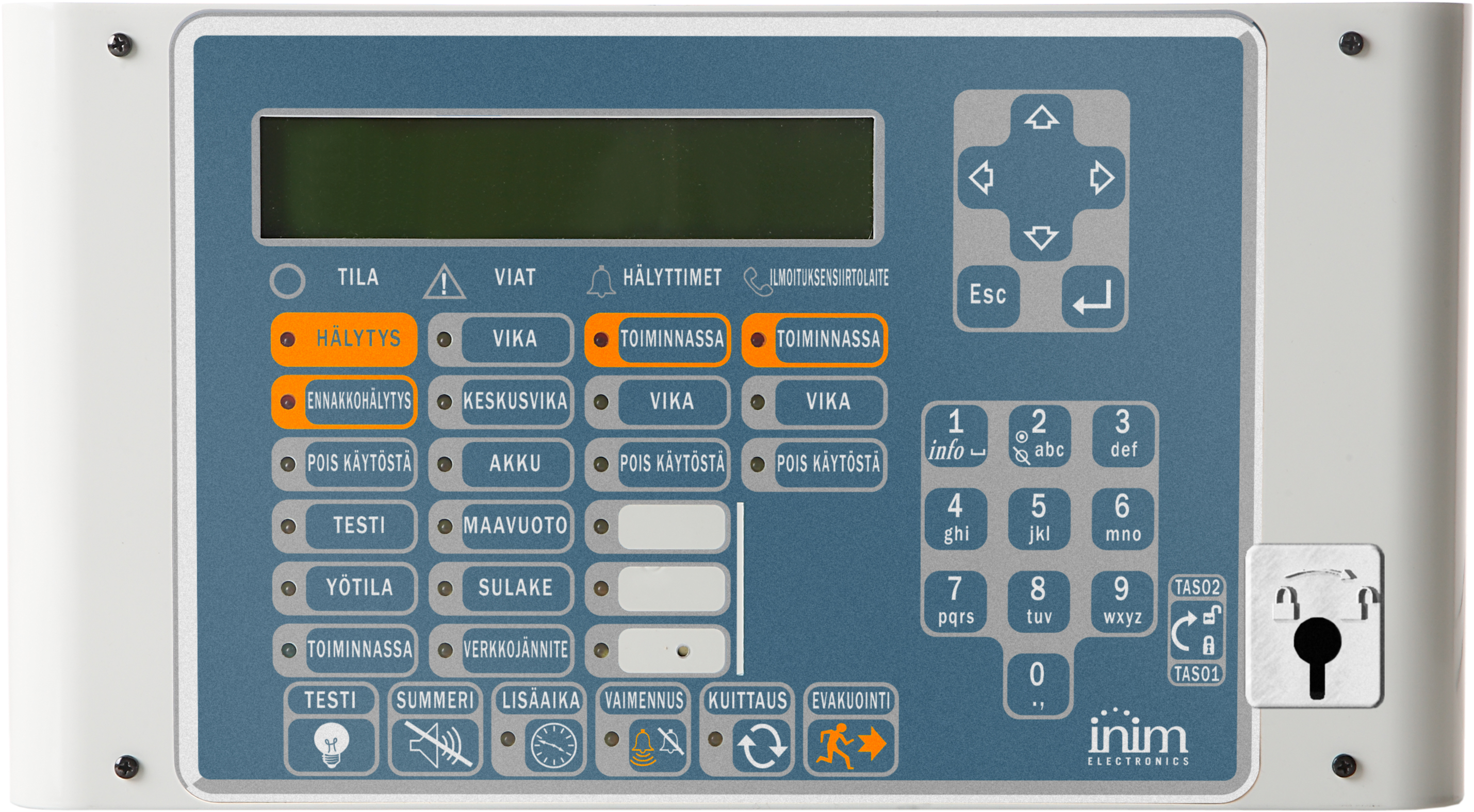 Inim SmartLine rinnakkaisnäyttö