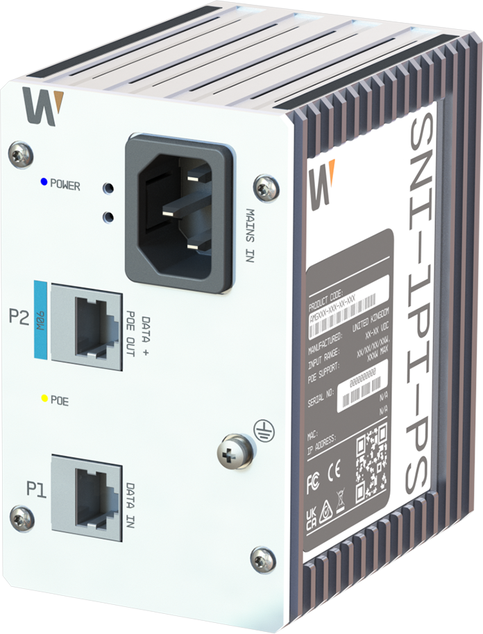 Hanwha Industrial 1 Port PoE Injector