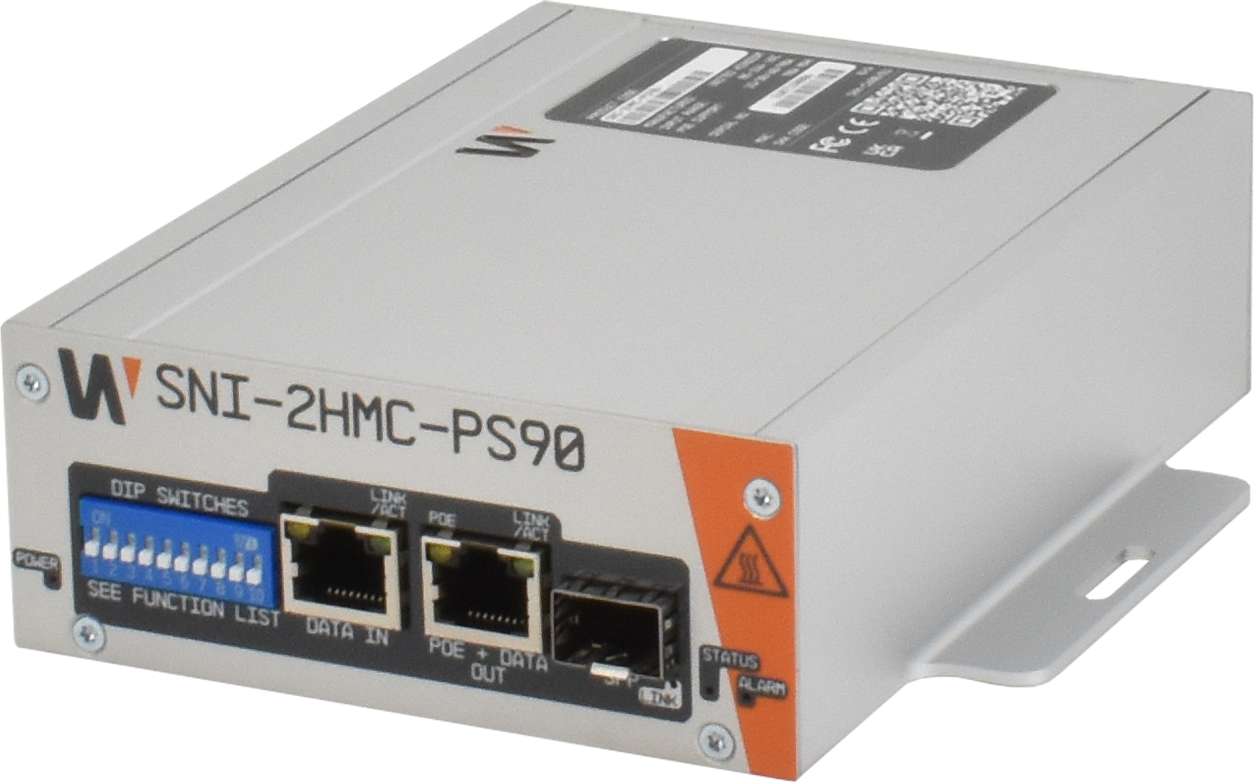 Hanwha Industrial PoE Injector and Media Converter