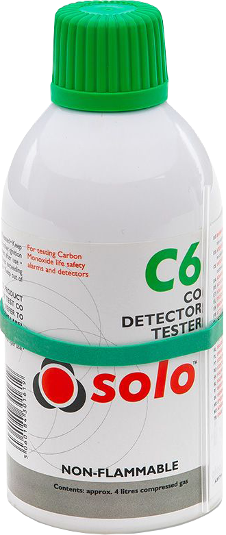 Solo C6 CO testikaasu häkäilmaisimille
